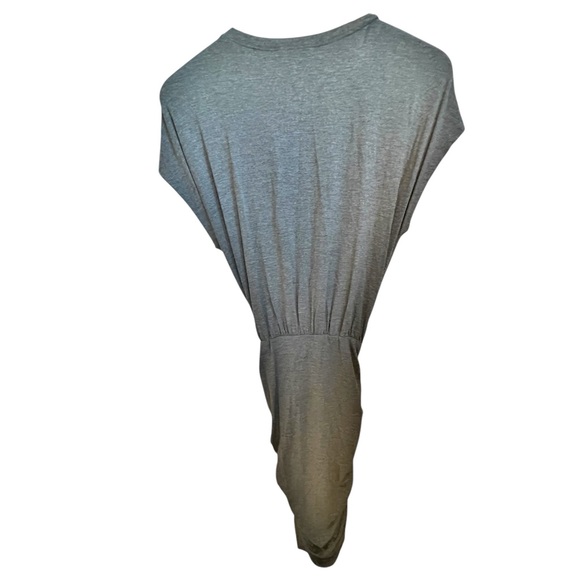 NWT Frame Shirred Muscle Dress Casual Jersey Grey Size Small - Picture 6 of 6